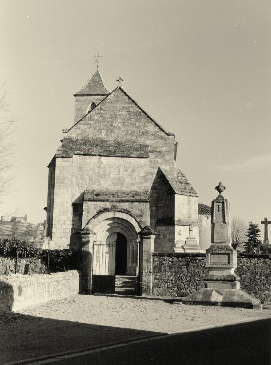 Saint-Etienne-de-Lisse, l'église.